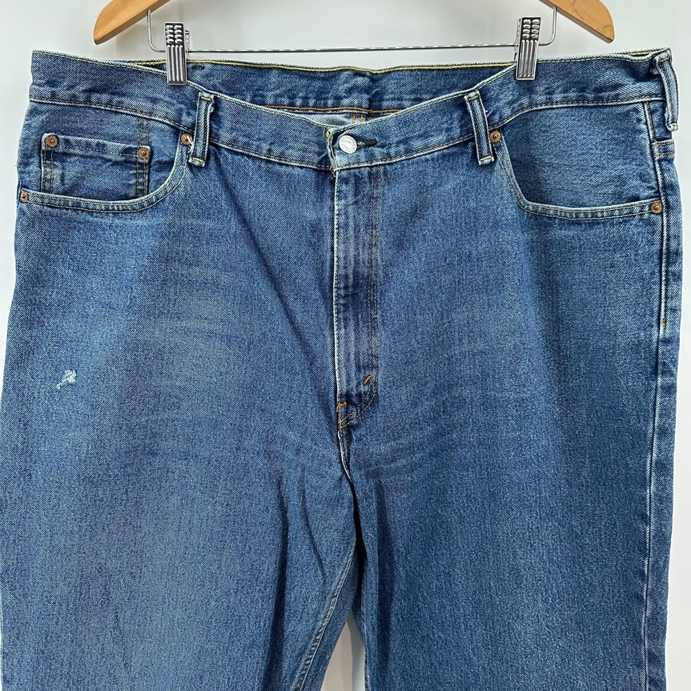 Levi's 560 Jeans Mens 44x32‎ Blue Denim Cotton Tapered Leg 5-Pocket Everyday